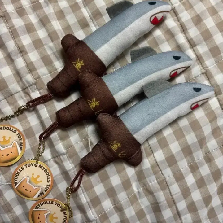 [BUNJANG] Shark Plush Keychain / 상어 인형 키링