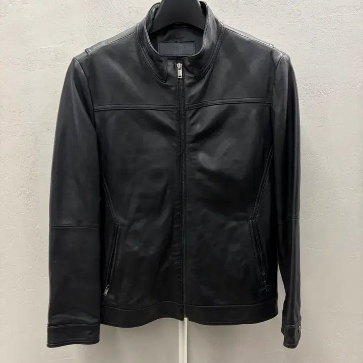 [BUNJANG] Police Lambskin Blouson Jacket / 폴리스 양가죽 블루종 자켓 100