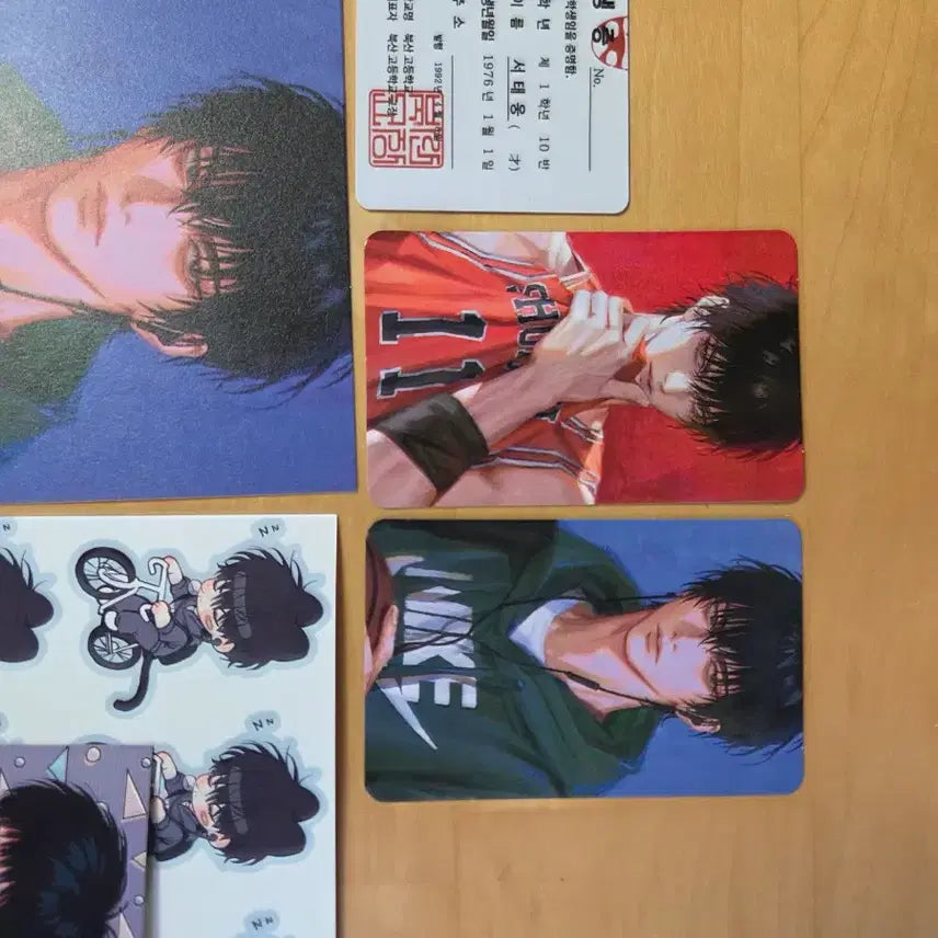 [BUNJANG] Slam Dunk Seo Tae Woong, Song Tae Seop Fan-Made Photocards, Student ID, Postcards / 농큐 슬램덩크 서태웅 송태섭 비공굿 포토카드, 학생증, 엽서