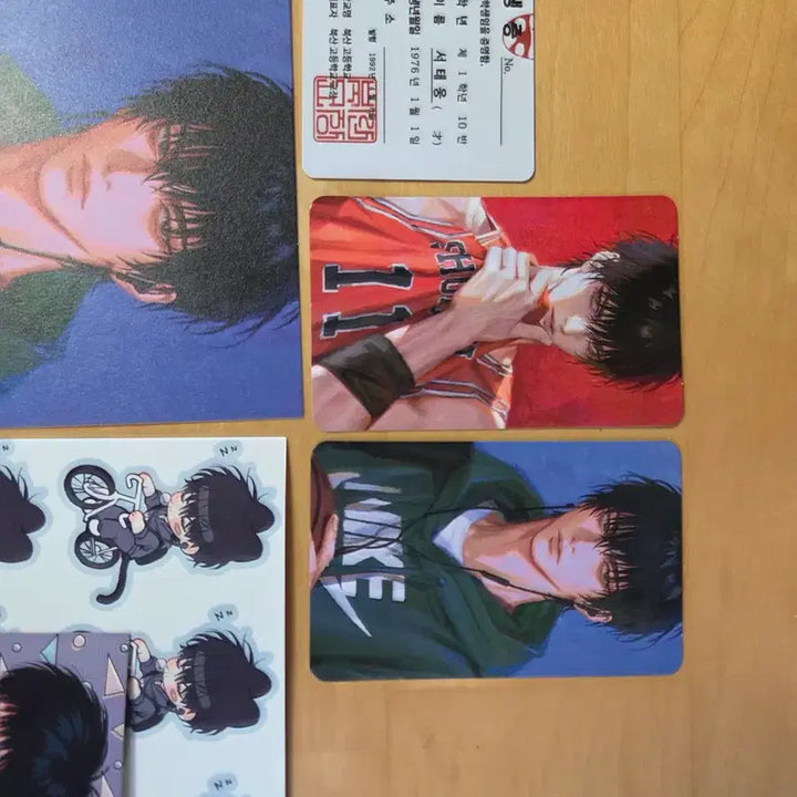 [BUNJANG] Slam Dunk Seo Tae Woong, Song Tae Seop Fan-Made Photocards, Student ID, Postcards / 농큐 슬램덩크 서태웅 송태섭 비공굿 포토카드, 학생증, 엽서