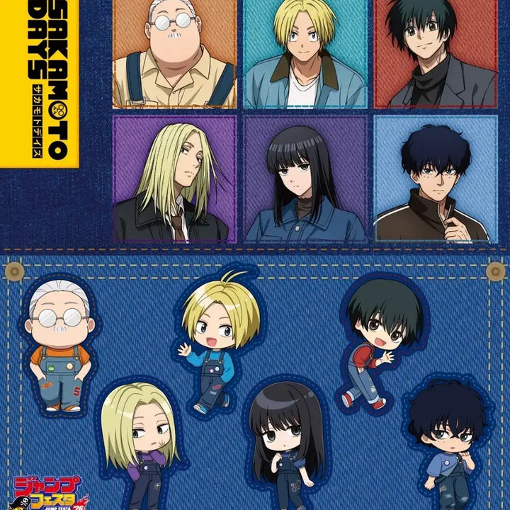 [BUNJANG] Sakamoto Days Shibaa Acrylic Stand Denim Ver. / 사카모토데이즈 시시바 아크릴스탠드 데님 SD /교환 오사라기