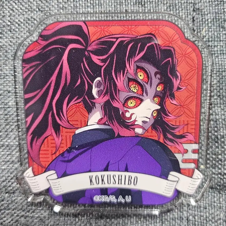 [BUNJANG] Demon Slayer Kokushibo Acrylic Can Badge / [귀멸의 칼날] 코쿠시보 아크릴 캔뱃지