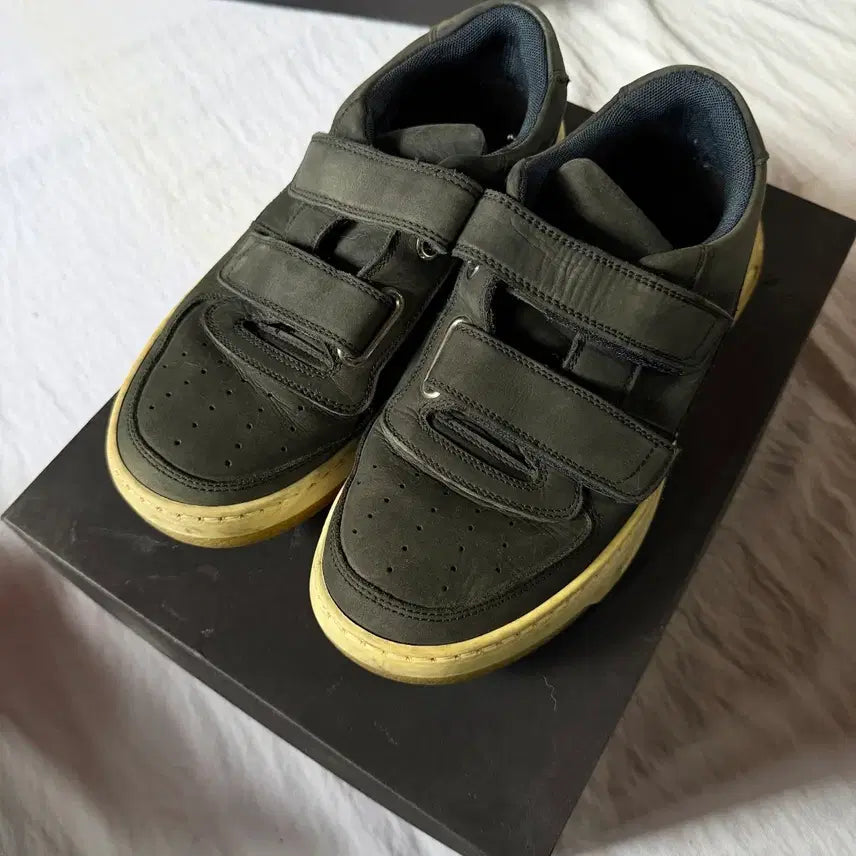 [BUNJANG] Acne Studios Black Steffey Velcro Sneakers / 아크네스튜디오 블랙 스테피 벨크로 스니커즈
