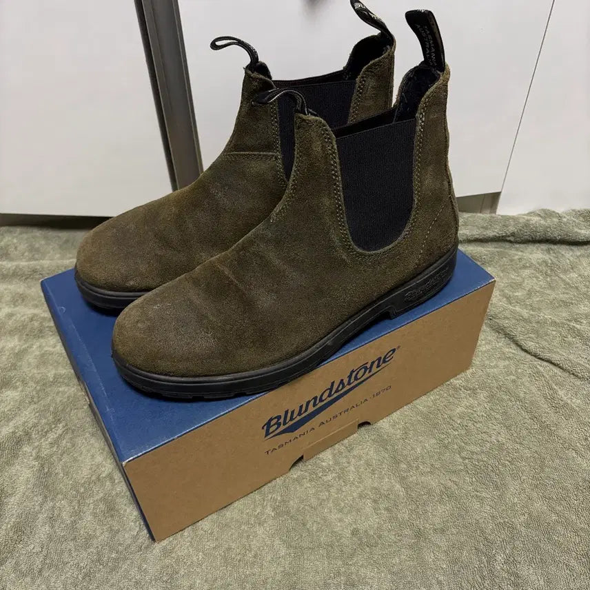 [BUNJANG] Blundstone Original 1615 Dark Olive UK9 Boots / [275-280] 블런드스톤 오리지널 1615 다크올리브 UK9