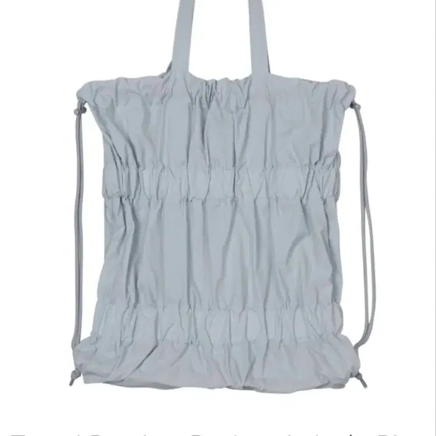 [BUNJANG] Akoko Tiered Banding Backpack Light Blue / 아코코 티어드 밴딩 백팩 라이트 블루