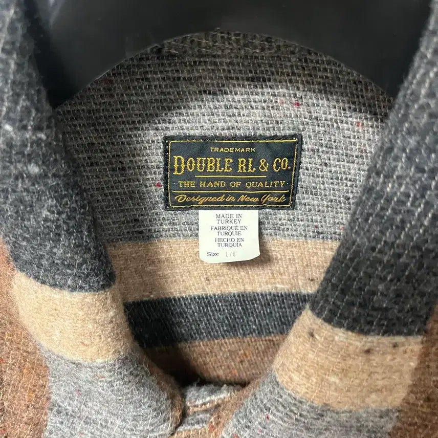 [BUNJANG] RRL Wool Jacquard Half Coat / 더블알엘 울 자카드 자켓
