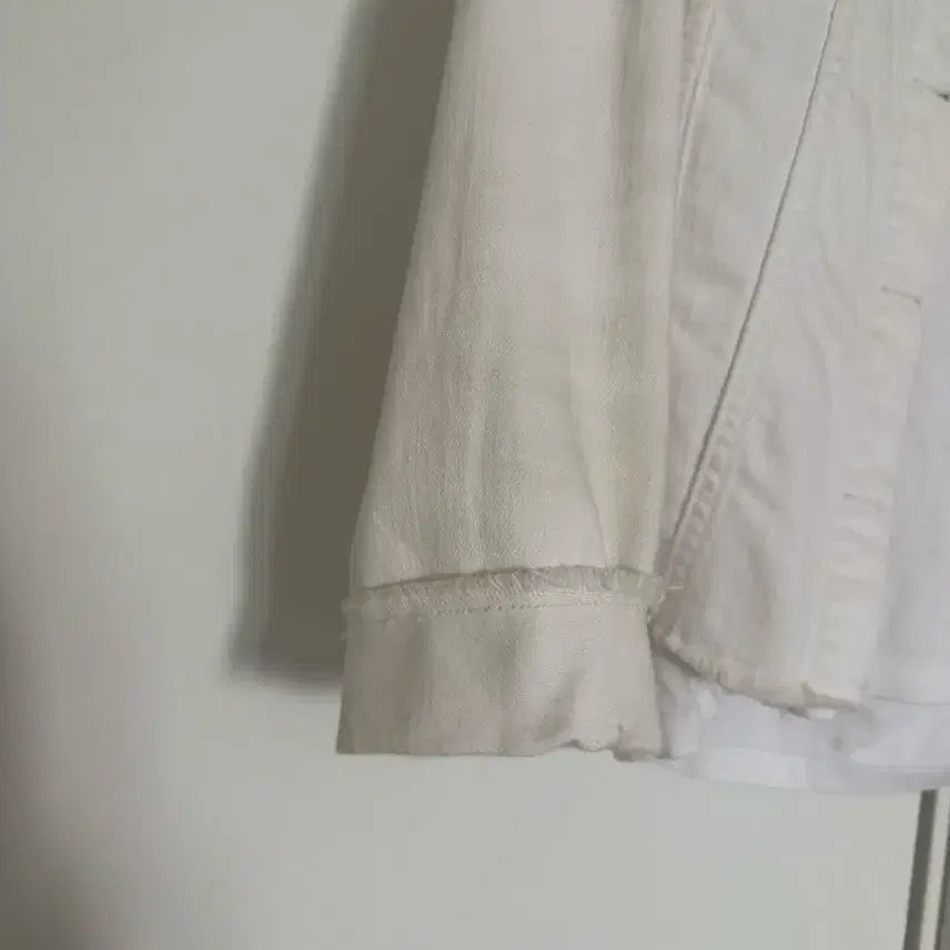 [BUNJANG] Tommy Hilfiger White Denim Jacket Size 55 / 타미힐피거 화이트 데님 자켓55