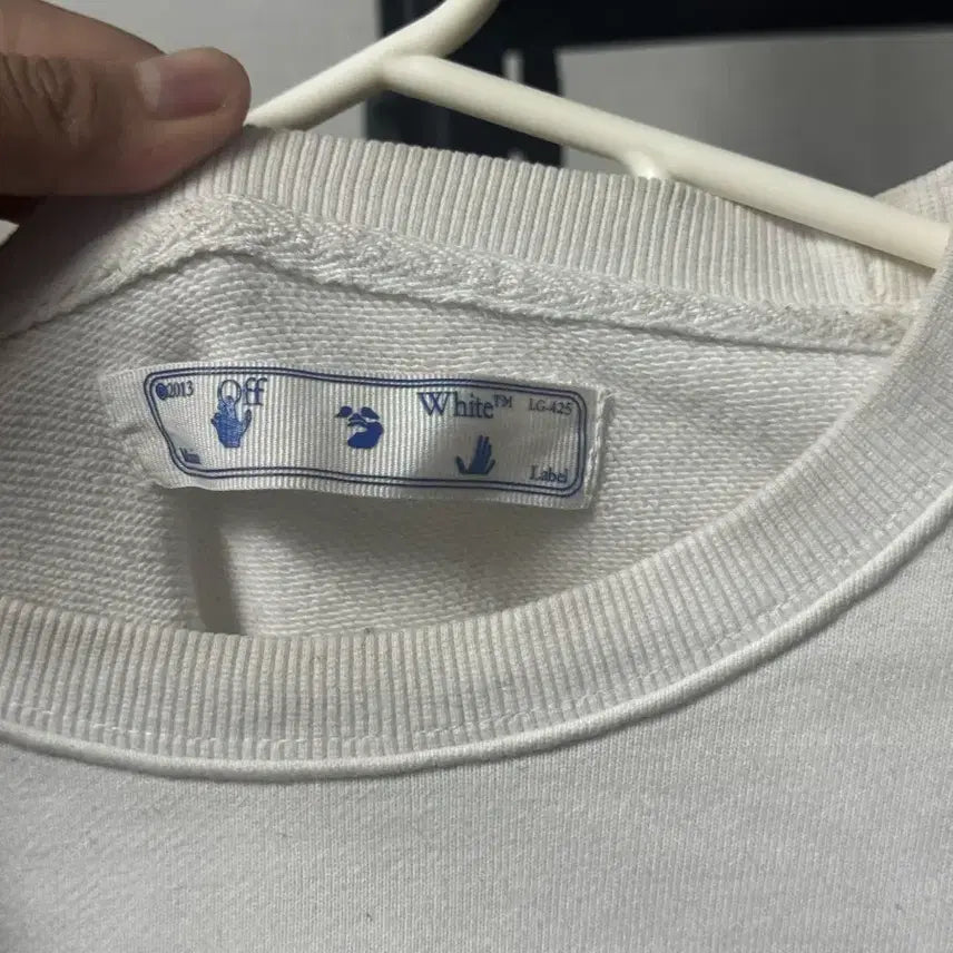 [SOLD OUT] OFF-WHITE 오프화이트 흰색 맨투맨