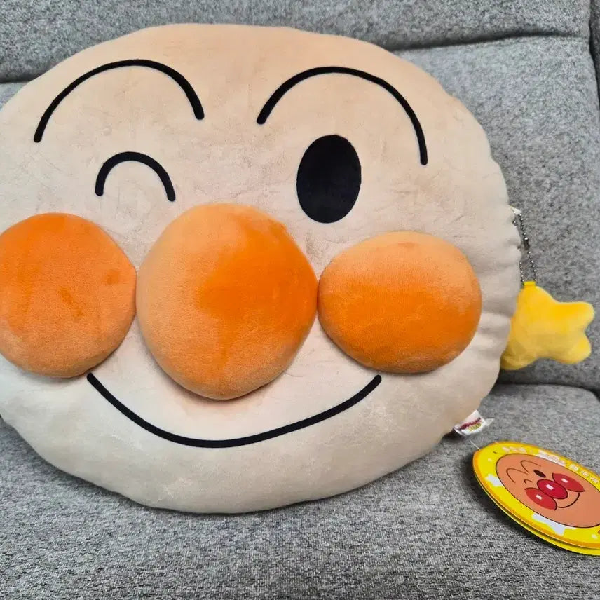 [BUNJANG] Anpanman Face Cushion (Official) / 정품) 호빵맨 앙팡맨 얼굴 쿠션 새상품