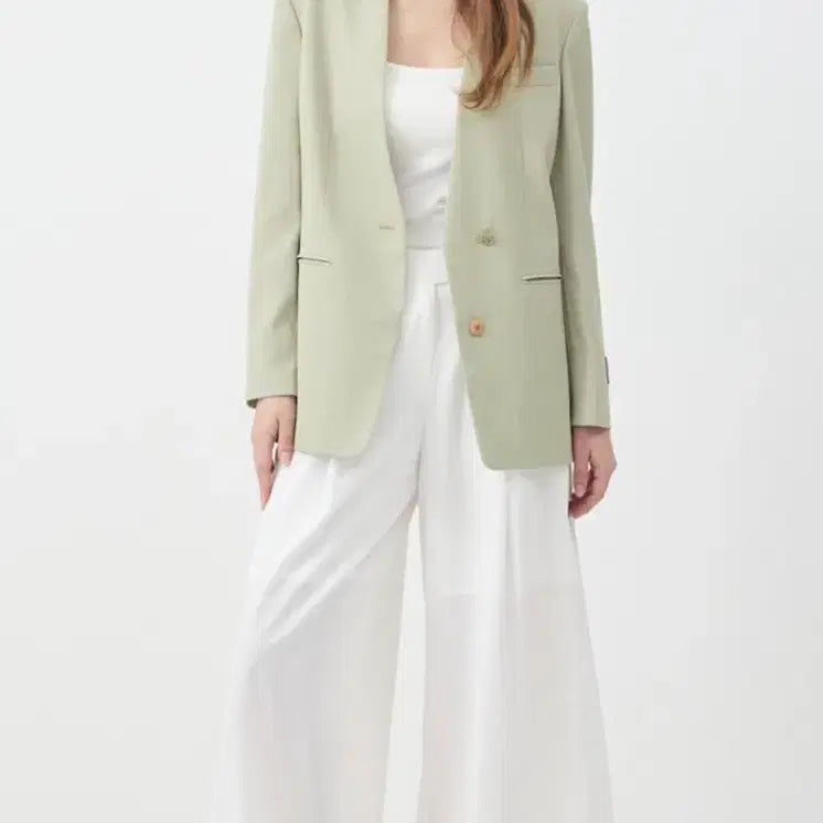 [BUNJANG] DECO Jacket Green Size M / 새상품 DECO 데코 자켓 23년 정가60