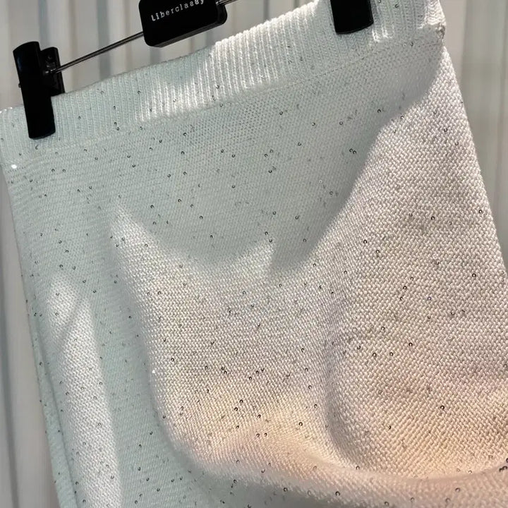 [BUNJANG] ZARA Glitter Long Skirt / ZARA 자라 반짝이 롱스커트