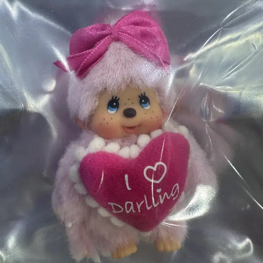 [BUNJANG] Monchhichi Macaron Plush Keychain / 몬치치 마카롱 희귀 봉제인형 키링