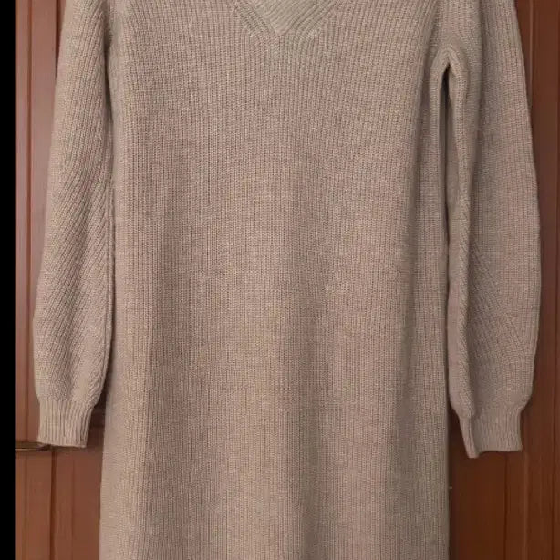 [BUNJANG] GAP V-Neck Knit Long Dress / GAP 브이넥 니트 롱 원피스 새 옷