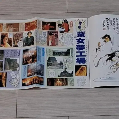 [BUNJANG] Leslie Cheung Brigitte Lin The Bride with White Hair (1993) Comic Pamphlet Set / [만화팜플렛18장]장국영 임청하 백발마녀전(1993년)