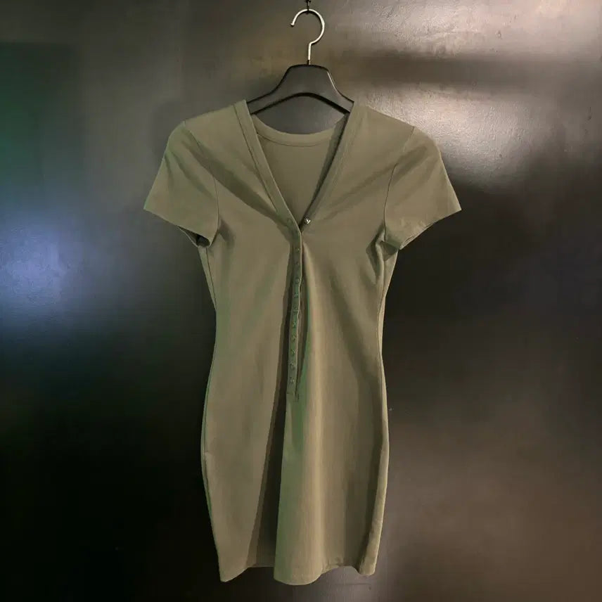[BUNJANG] Alexander Wang Button Mini Dress / 알렉산더 왕 버튼 미니 원피스