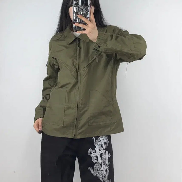 [BUNJANG] Military OG-107 Field Jacket (Khaki) / 밀리터리 OG-107 필드 자켓 카키 E104