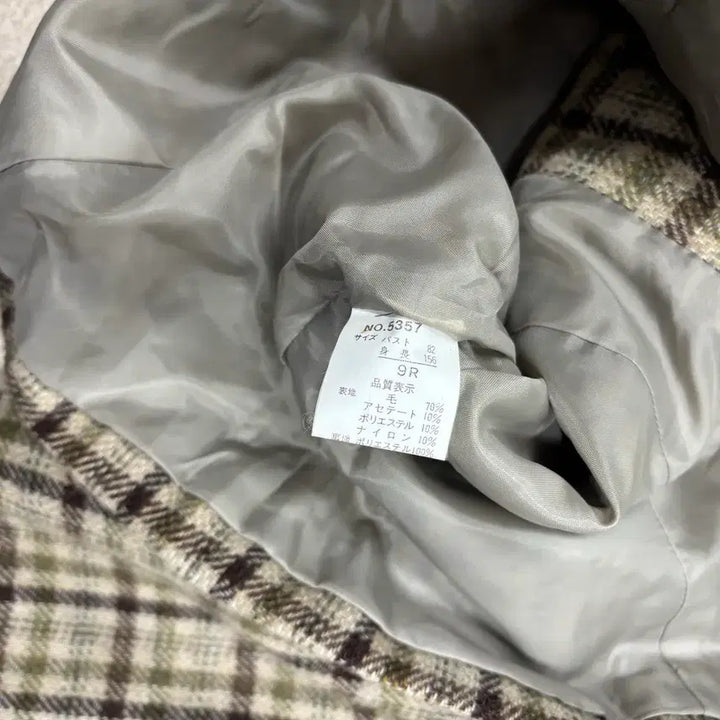 [BUNJANG] Vintage Japanese Check Wool Jacket / 일본 빈티지 체크 울 자켓