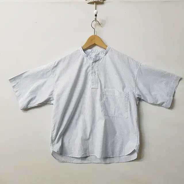 [BUNJANG] MUJI Striped Shirt / 무인양품 MUJI 스트라이프 셔츠