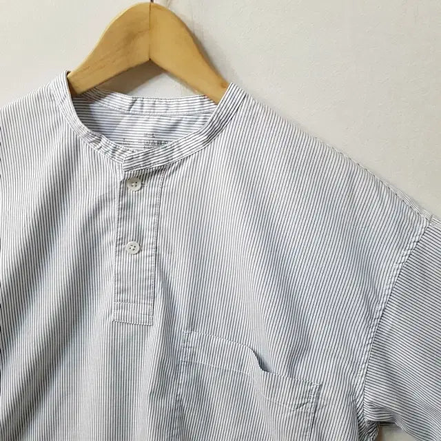 [BUNJANG] MUJI Striped Shirt / 무인양품 MUJI 스트라이프 셔츠