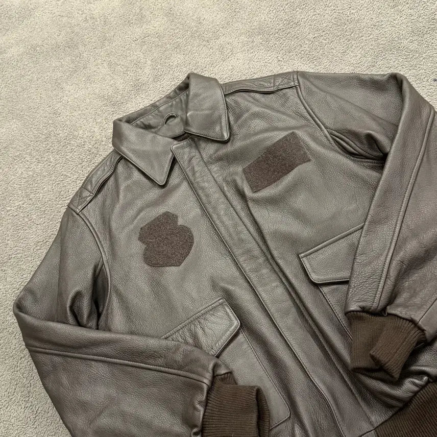 [BUNJANG] Dark Horse A2 Leather Jacket / [정품/M] 송탄다크호스 소가죽 블러드 칫 a2 자켓