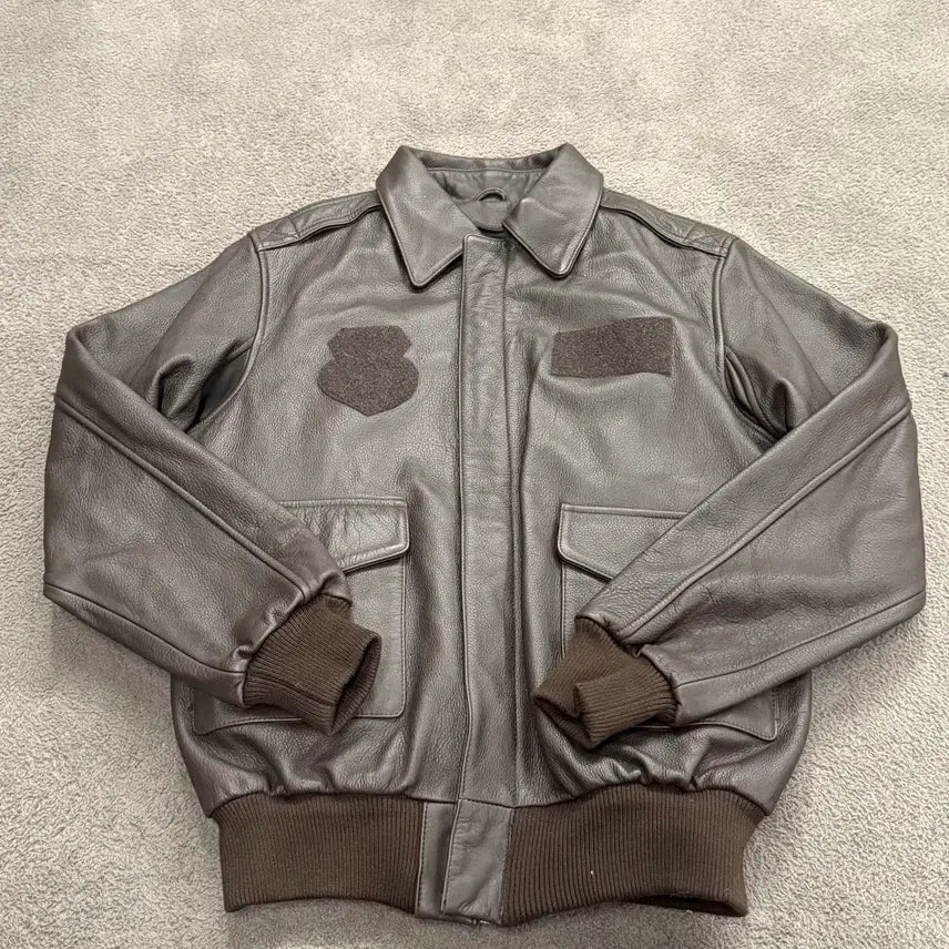 [BUNJANG] Dark Horse A2 Leather Jacket / [정품/M] 송탄다크호스 소가죽 블러드 칫 a2 자켓
