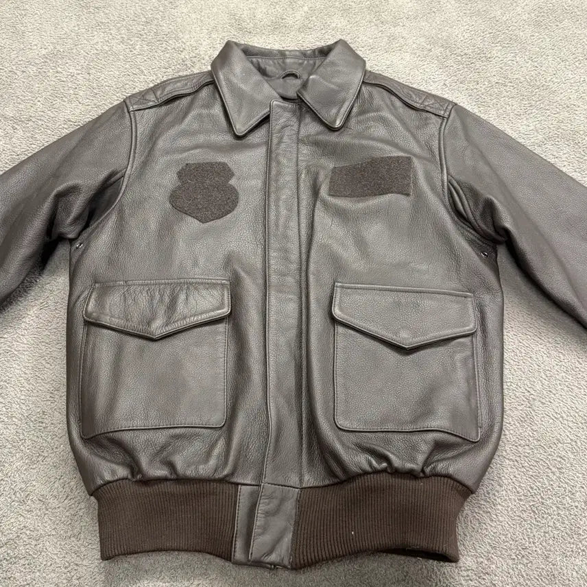 [BUNJANG] Dark Horse A2 Leather Jacket / [정품/M] 송탄다크호스 소가죽 블러드 칫 a2 자켓