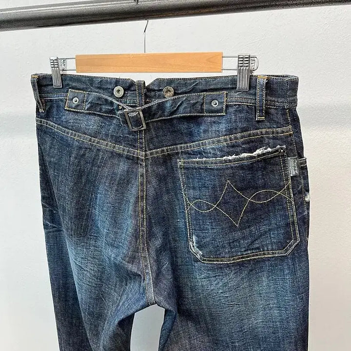 [BUNJANG] Dolce &amp; Gabbana Patchwork Distressed Jeans / 32) 돌체 패치워크 디스진