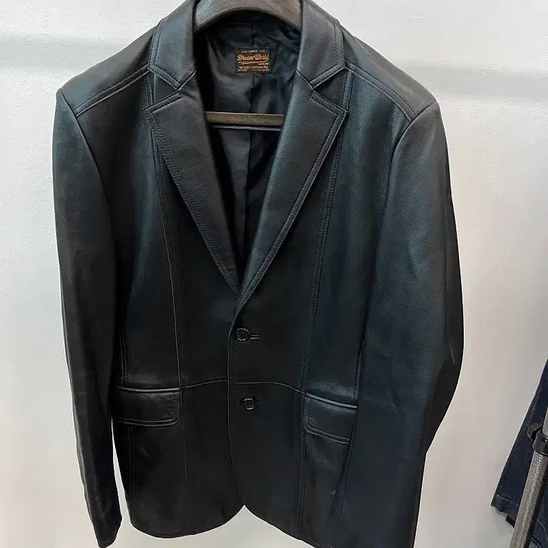 [BUNJANG] Dreamworld Leather Blazer / 105) 드림월드 레더 블레이져