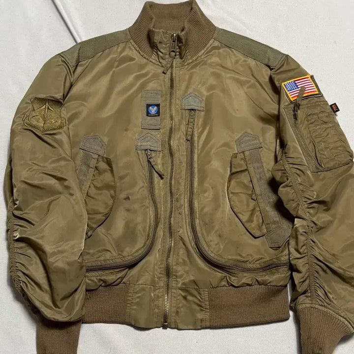 [BUNJANG] 726 Gear Flight Jacket Medium / 726 기어 플라이트 자켓 M