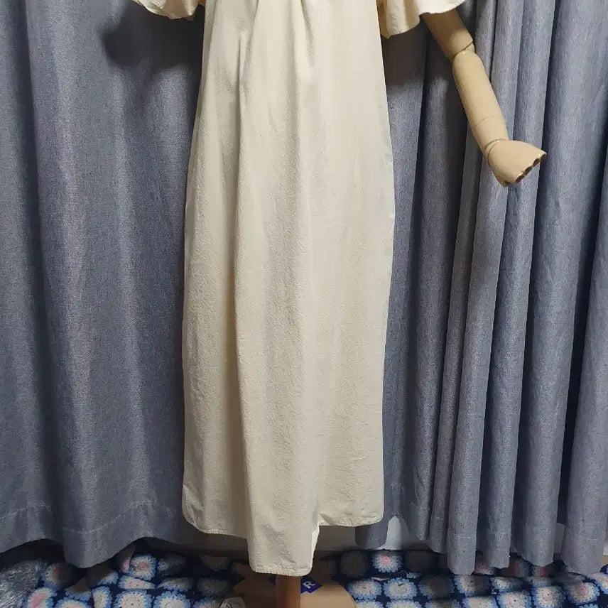 [BUNJANG] Buttercream Square Maxi Dress / 버터크림 스퀘어 맥시원피스
