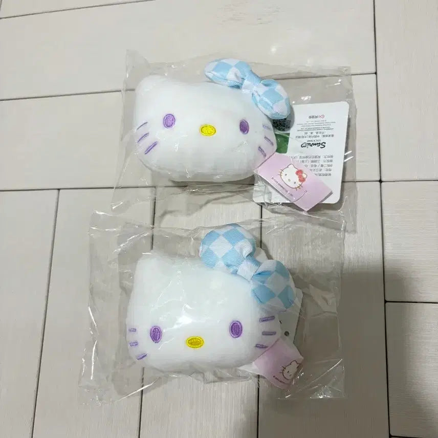 [BUNJANG] Hello Kitty Face Keyring Plush Bundle Set / 일괄판매)헬로키티 얼굴 키링 인형