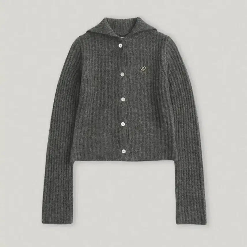 [BUNJANG] Smoothmood Leena Knit Cardigan Gray / 스무드무드 리나 가디건