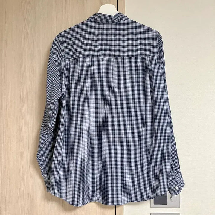 [BUNJANG] Brown Yak Steady Check Shirt Blue Size 2 / 브라운야드 스테디 체크 셔츠 블루 2사이즈