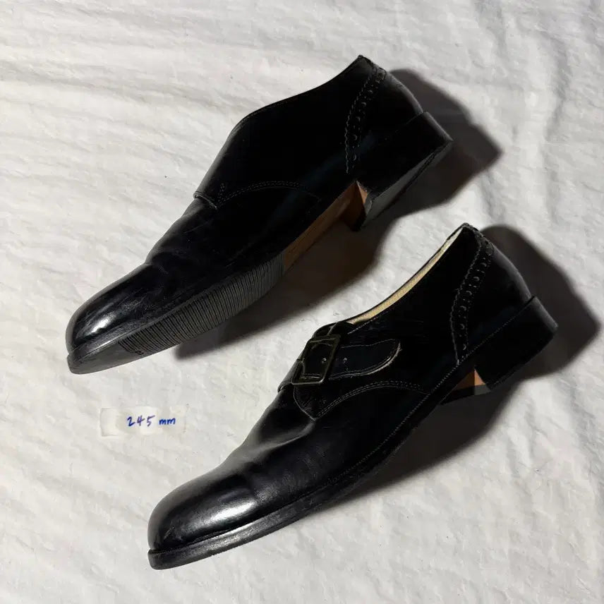 [BUNJANG] Saint Laurent Black Monk Strap Shoes 245mm / 생로랑 블랙 몽크 스트랩 슈즈 245mm