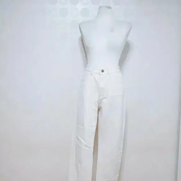 [BUNJANG] Ivory Straight Leg Pants / 아이보리진66/청바지66/흰바지66