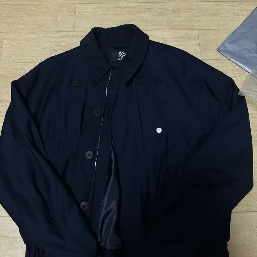[BUNJANG] AD OFF Fragment Jacket Blouson Navy Size S / 애드오프 프라그먼트 자켓 블루종