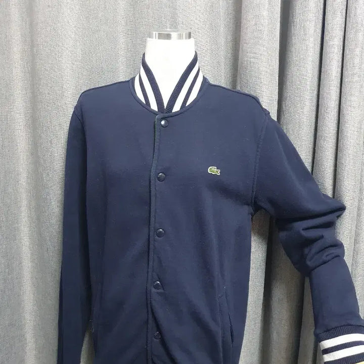 [BUNJANG] Lacoste Navy Stadium Jacket / 라코스테 네이비 스타디움자켓