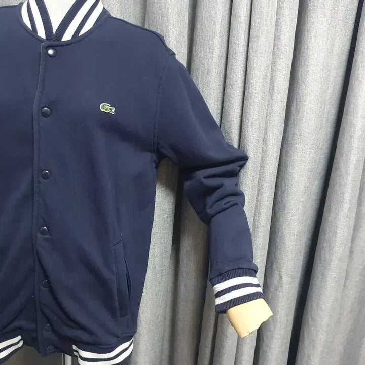 [BUNJANG] Lacoste Navy Stadium Jacket / 라코스테 네이비 스타디움자켓