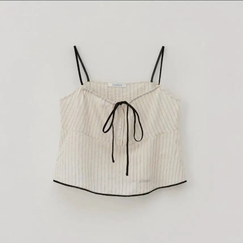[BUNJANG] Tannat Ribbon Sleeveless Top / 타낫 리본 슬리브리스