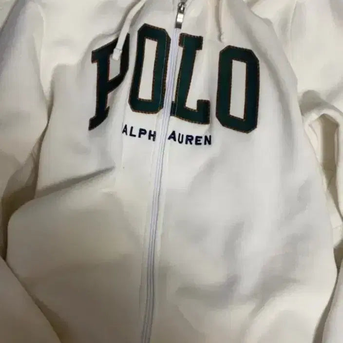 [BUNJANG] Polo Fleece Zip-Up Hoodie / 폴로 기모 집업