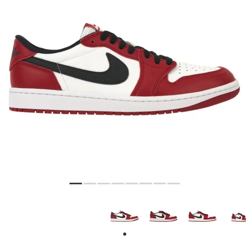[BUNJANG] Air Jordan 1 Retro Low OG Chicago / 조던 1 레트로 로우 OG 시카고 280 단시간 1회착