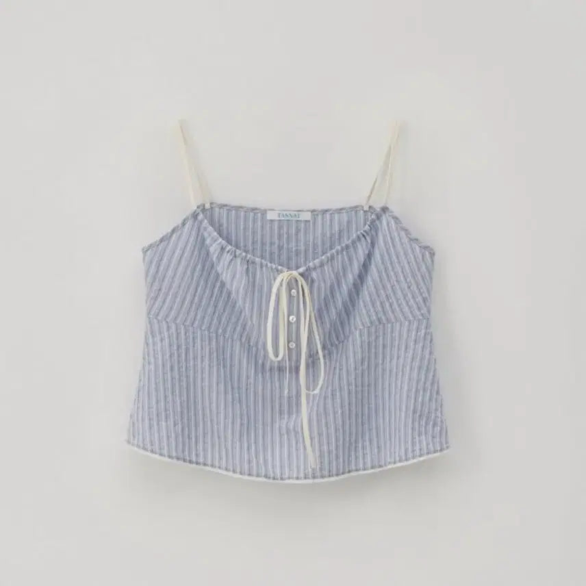 [BUNJANG] Tanatt Ribbon Sleeveless Top / 타낫 리본 슬리브리스 탑