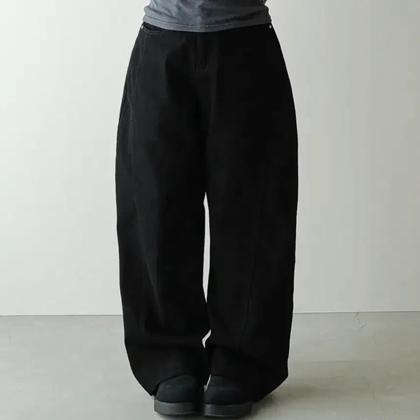 [BUNJANG] 3XL Wide Balloon Cotton Pants / [3XL] 와이드 벌룬 면 팬츠 판매