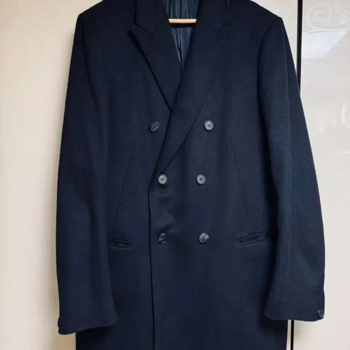 [BUNJANG] AllSaints Double-Breasted Cashmere Blend Coat / 올세인츠 캐시미어 더블코트