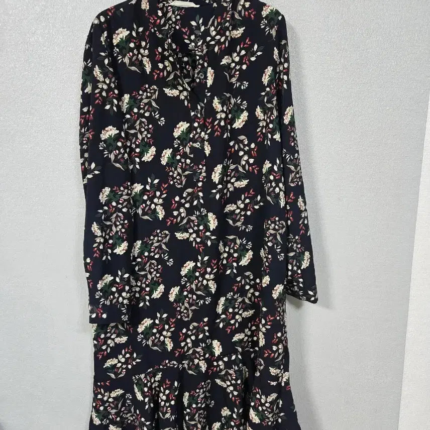 [BUNJANG] Enough Flower Pattern Midi Dress Size 66 / enough 플라워 원피스 66