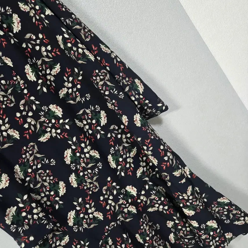 [BUNJANG] Enough Flower Pattern Midi Dress Size 66 / enough 플라워 원피스 66