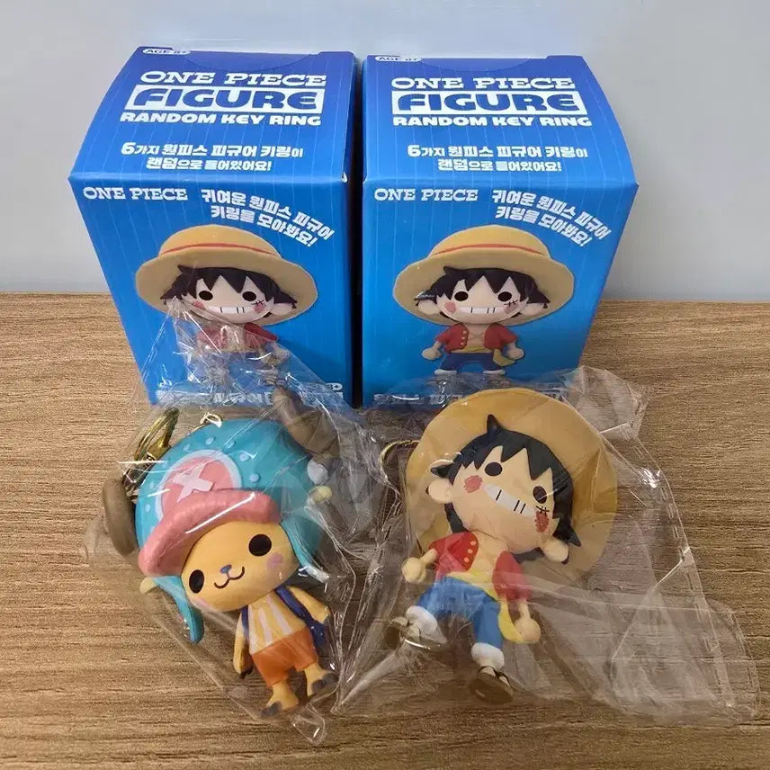 [BUNJANG] One Piece Figure Keychain Random Luffy/Chopper / 원피스 피규어 키링 랜덤 루피/쵸파