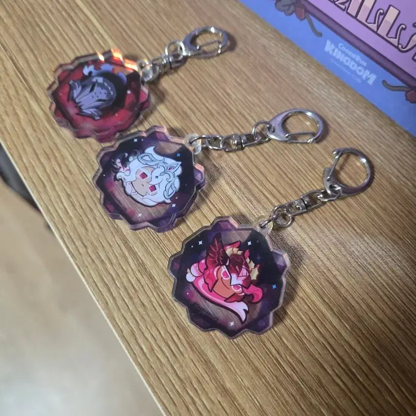 [BUNJANG] Cookie Run Kingdom Acrylic Keychain Set / 쿠키런 킹덤 아크릴 키링 세트!