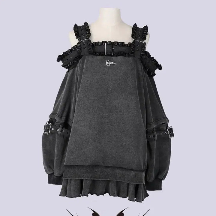 [BUNJANG] Qooza Punk Style Dress / Qooza 쿠자 지뢰계 서브컬쳐 펑크