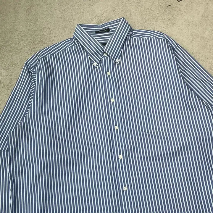 [BUNJANG] Eddie Bauer Striped Shirt / 에디바우어 스트라이프 셔츠 s11022